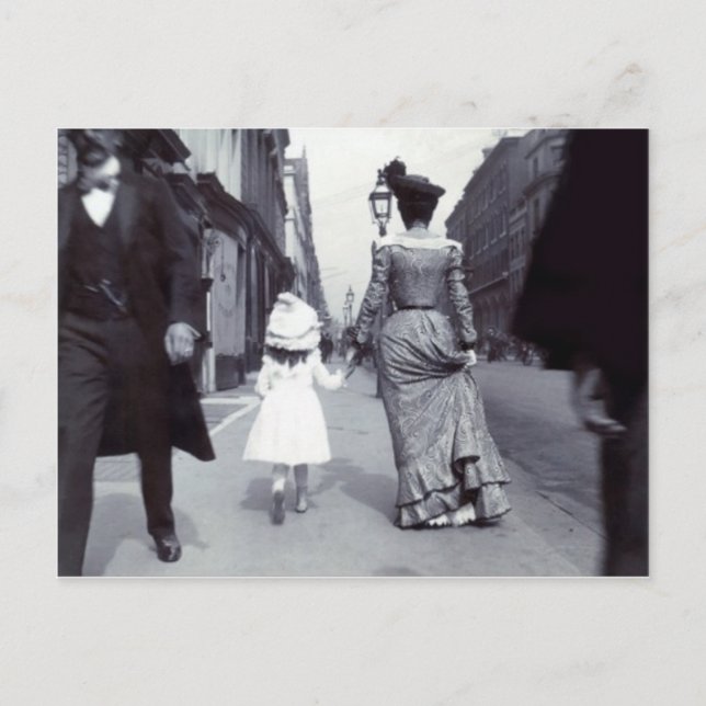 Postal Cartão do Dia das Mães de Mãe e Filho dos anos 188 (Frente)