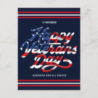 Cartão do Dia dos Veteranos