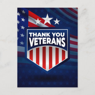 Postal Cartão do Dia dos Veteranos
