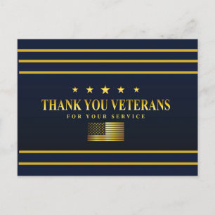 Postal Cartão do Dia dos Veteranos