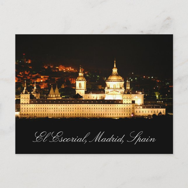 Postal Cartão do EL Escorial (Frente)