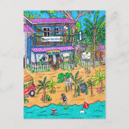 Postal Cartão do Escritório do Parque Marinho