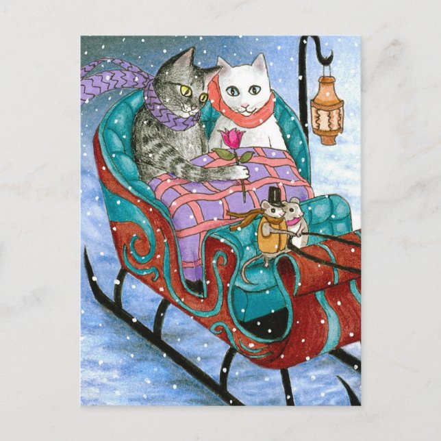 Postal cartão do gato 436 (Frente)