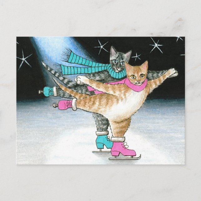 Postal cartão do gato 437 (Frente)