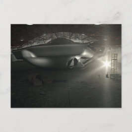 Postal Cartão do hangar do UFO de Roswell