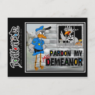 Postal Cartão do Jailbird