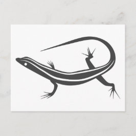 Postal Cartão do lagarto de Skink