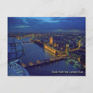 Postal cartão do olho de Londres