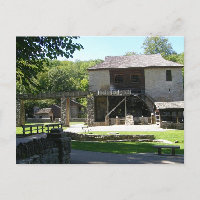 Postal Cartão do parque estadual do moinho do primavera (Frente)