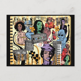 Postal Cartão do pêssego de Killa