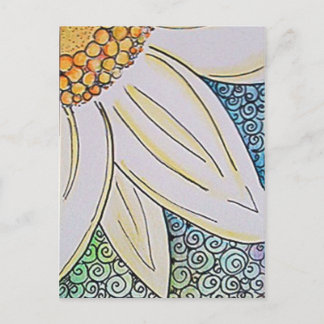 Postal Cartão do pop da margarida