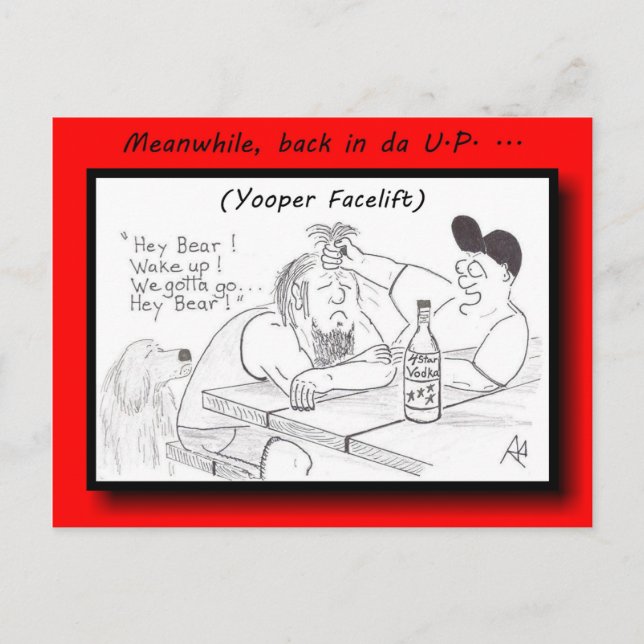 Postal Cartão do restauro de Yooper (Frente)