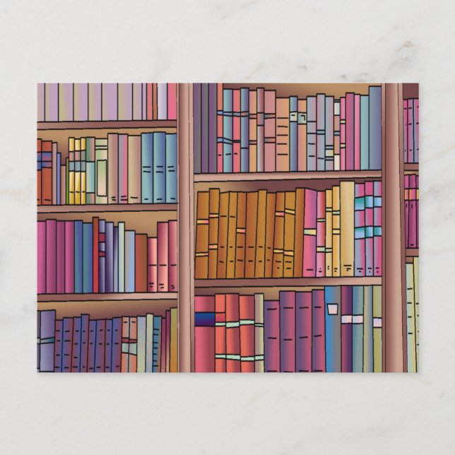 Postal Cartão do sem-fim de livro (Frente)