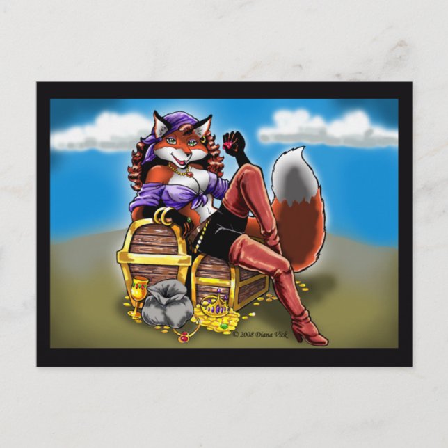 Postal Cartão do tesouro (Frente)