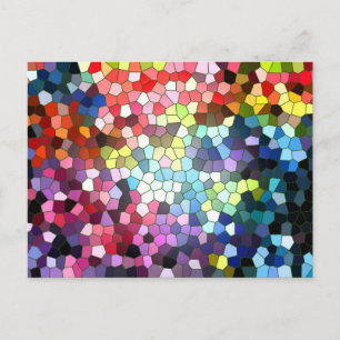 Postal Cartão do vitral