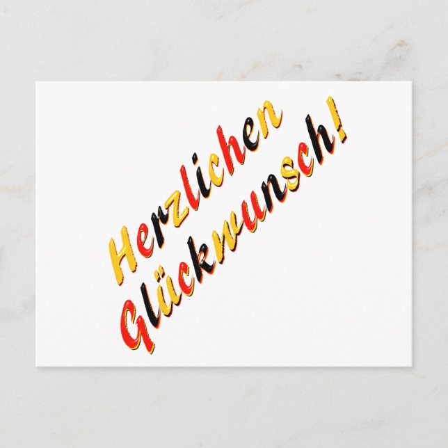 Postal Cartão dos parabéns (Frente)