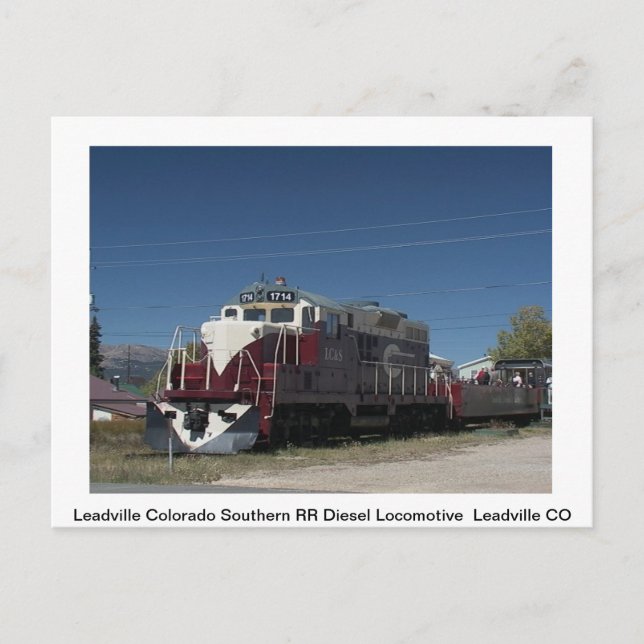 Postal Cartão dos trens (Frente)