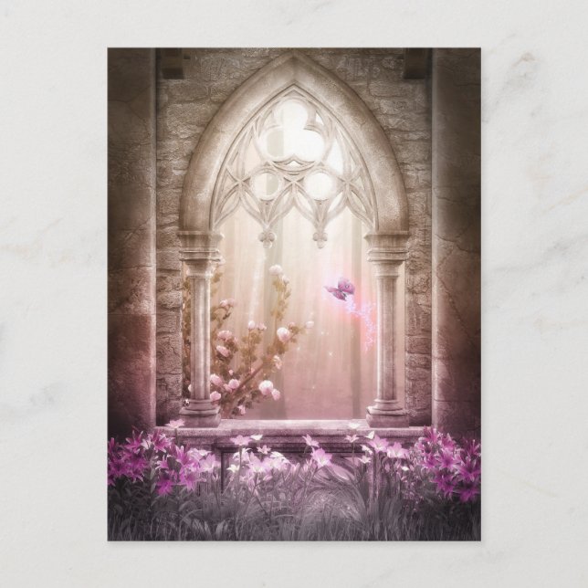 Postal Cartão encantado das florestas 8 (Frente)