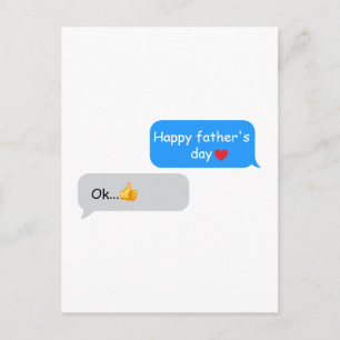 Postal Cartão engraçado do Dia dos Pais para o Papai – Ca