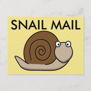 Postal Cartão engraçados do SNAIL MAIL