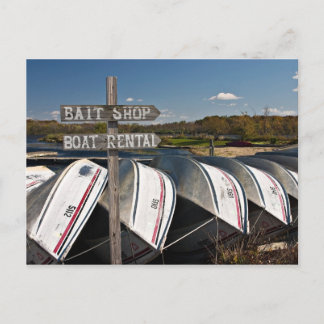 Postal Cartão entrado dos barcos