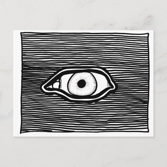 Postal Cartão 'Eye Omniscient de ParanormalPrints (Frente)