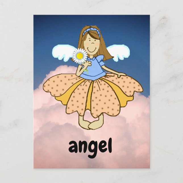 Postal cartão flash angel (Frente)