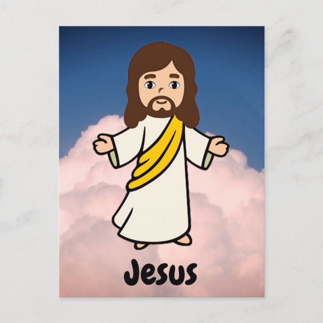 Postal Cartão flash Jesus (Frente)