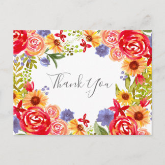 Postal Cartão floral Flandres