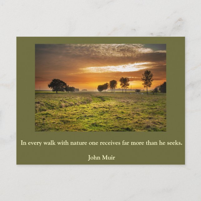 Postal Cartão Inspiron Natureza 1 (Frente)