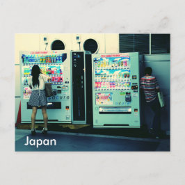 Postal Cartão japonês das máquinas de venda automáticas