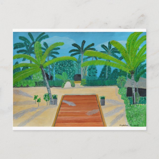 Postal Cartão Maldivas (Frente)