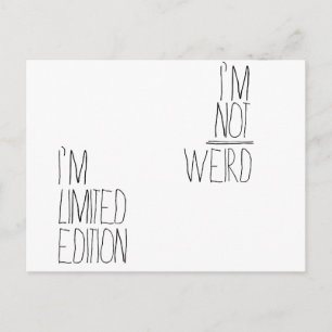 Postal Cartão mostrando que você é especial