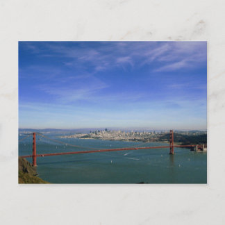 Postal Cartão panorâmico do Golden Gate