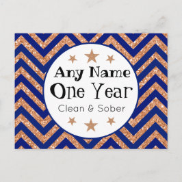 Postal Cartão personalizado de aniversário de Sober