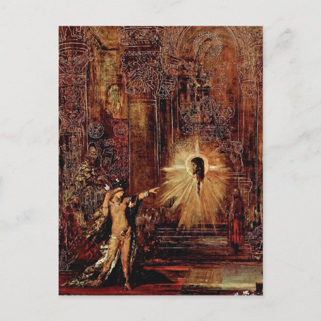 Postal Cartão postal: "A aparição [Fantasma]" (Frente)