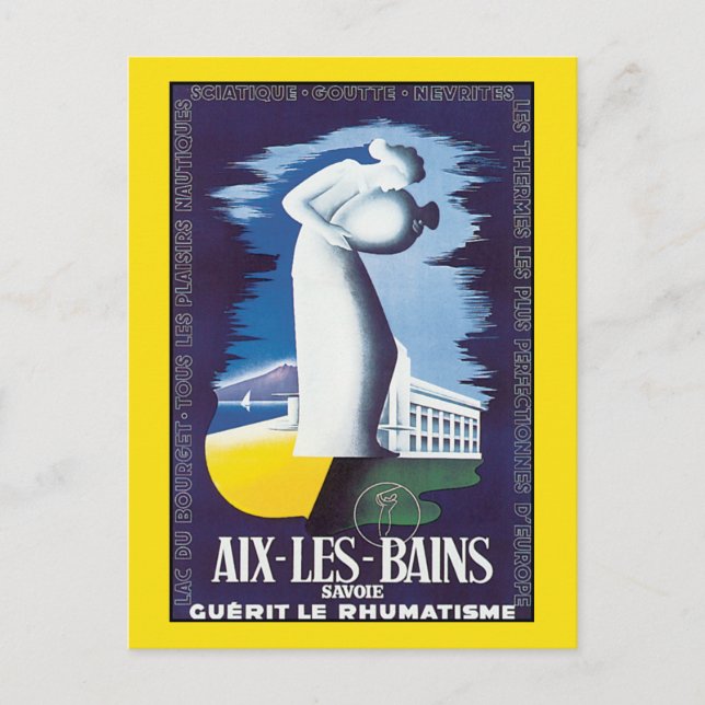 Postal Cartão postal: Aix-Les-Bains - Healing Watts (Frente)