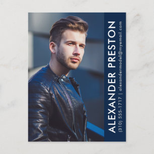 Postal Cartão-postal Azul AP de Cartão Comp de Foto do At