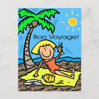 Postal Cartão postal: Bon Voyage