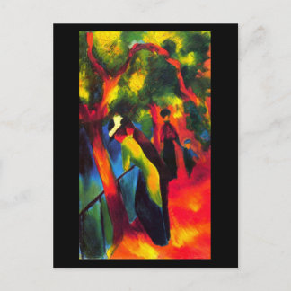 Postal Cartão postal-Clássico/Retrô-August Macke 13