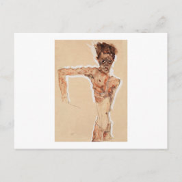 POSTAL  CARTÃO POSTAL: EGON SCHIELE : AUTORETRATO 1912