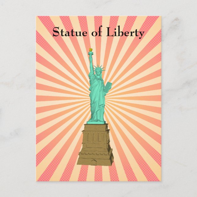 Postal Cartão Postal: Estátua da Liberdade (Frente)