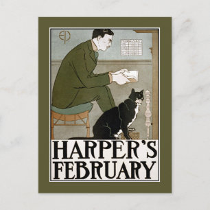 Postal Cartão Postal: Fevereiro de Harper de Edward Penf