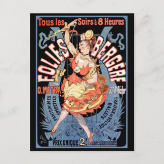 Postal Cartão postal: Folies Bergere