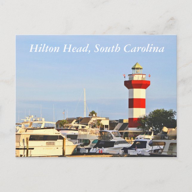 Postal Cartão postal, Fotografia da Hilton Head, SC (Frente)