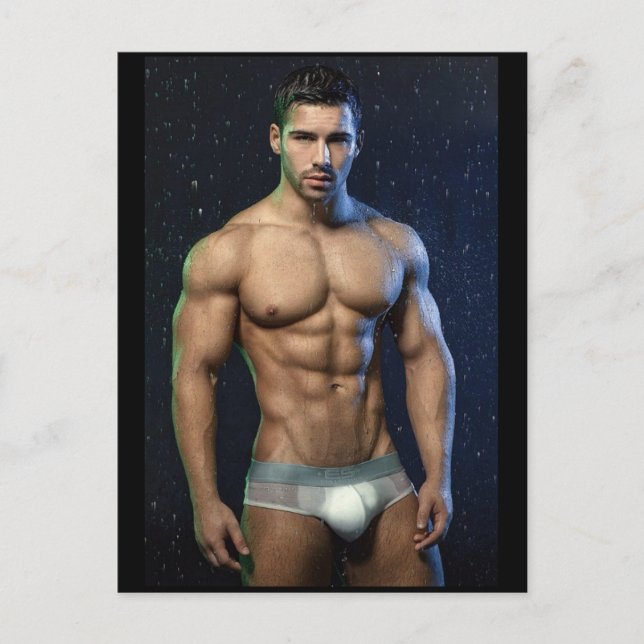 Postal Cartão postal_Hottest_Hunks (Frente)