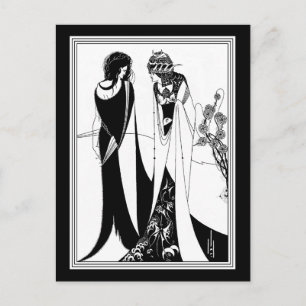 Postal Cartão Postal: Ilustração de Aubrey Beardsley