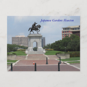 Postal Cartão postal: Jardins Japoneses - Houston