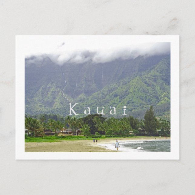Postal cartão postal, "MAGICAL HANALEI" (KAUAI) (Frente)