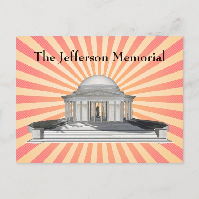 Postal Cartão postal: Memorial Jefferson (Frente)
